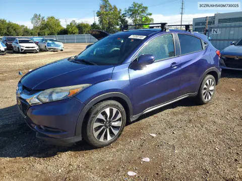 3CZRU6H54GM730025 — 2016 Honda HR-V, Задняя часть, фото до ремонта