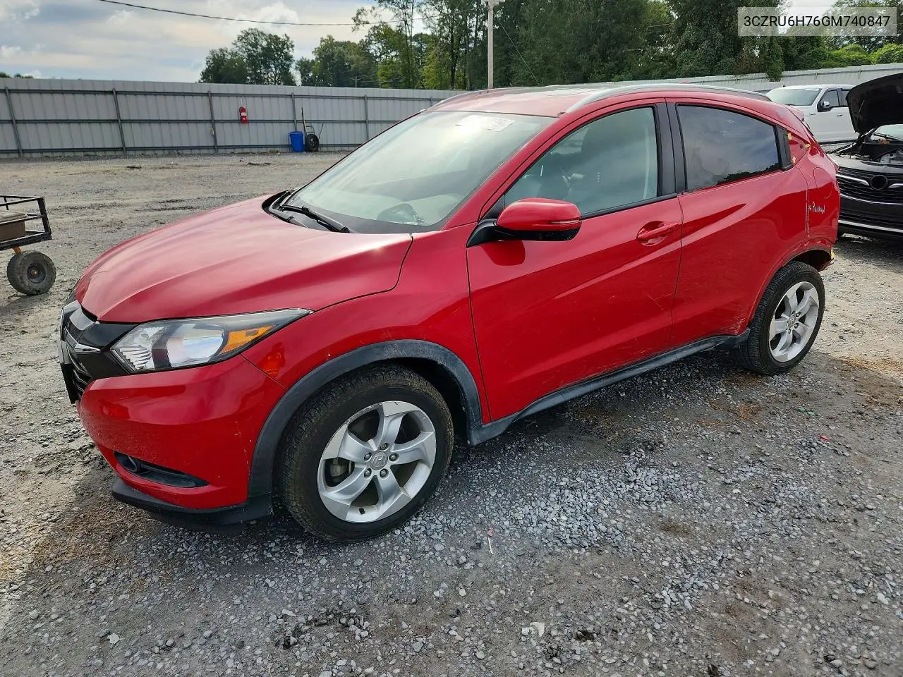 2016 Honda Hr-V Exl VIN 3CZRU6H76GM740847 фото 1