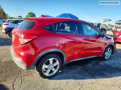 2016 Honda Hr-V Ex VIN 3CZRU5H5XGM738561 фото 3