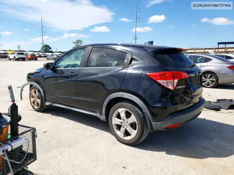 2016 Honda Hr-V Ex VIN 3CZRU5H57GM737965 фото 2