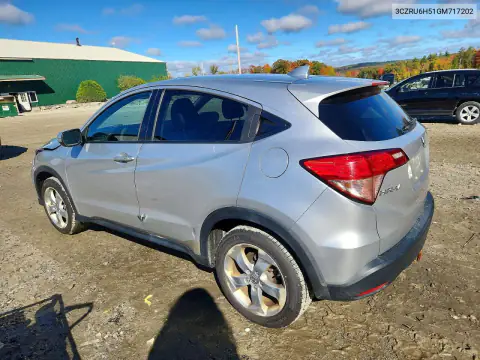 3CZRU6H51GM717202 — 2016 Honda HR-V, фото 2 с аукциона Copart, Передняя часть