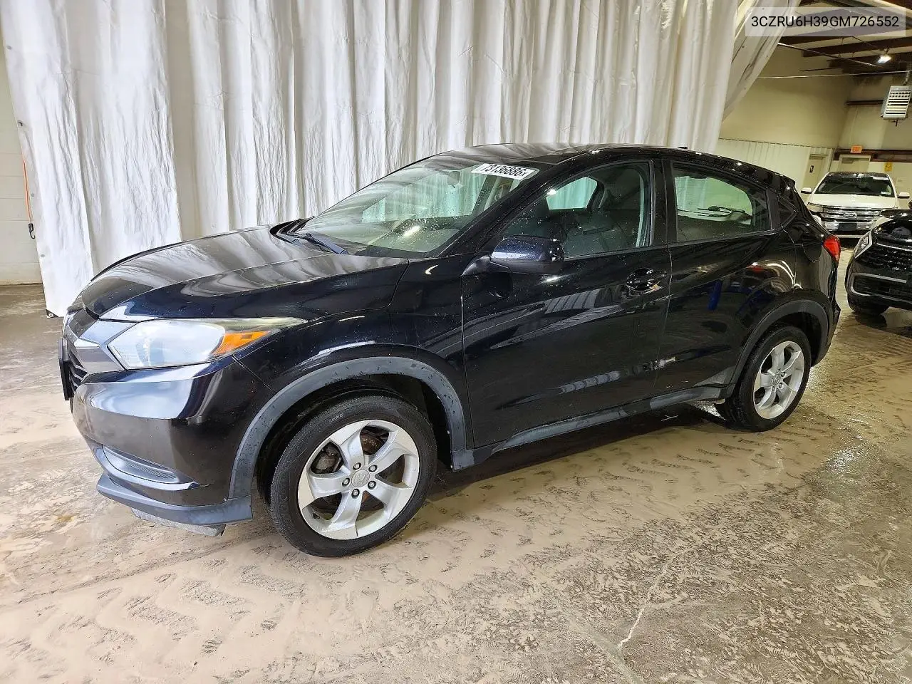 3CZRU6H39GM726552 Honda HR-V 2016 — повреждение Задняя часть, фото до ремонта