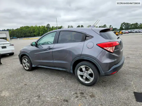 2017 Honda Hr-V Ex VIN 3CZRU6H50HM728838 фото 2