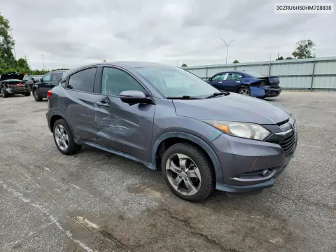 2017 Honda Hr-V Ex VIN 3CZRU6H50HM728838 фото 4