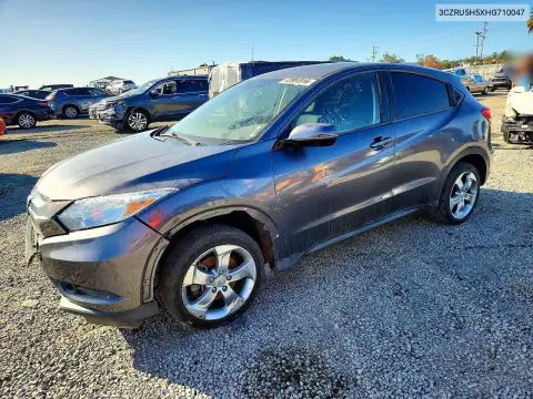 3CZRU5H5XHG710047 — 2017 Honda HR-V, Передняя часть, фото до ремонта