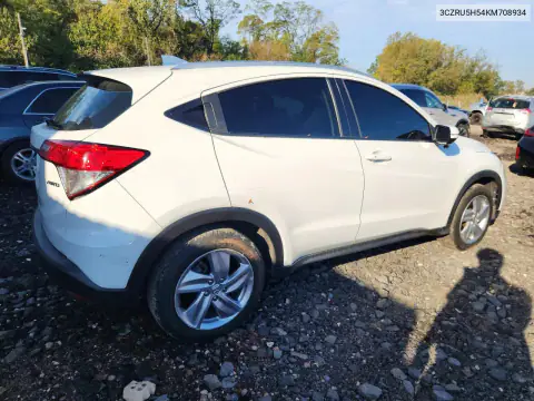 3CZRU5H54KM708934 — 2019 Honda HR-V, фото 3 с аукциона Copart, Подтопление