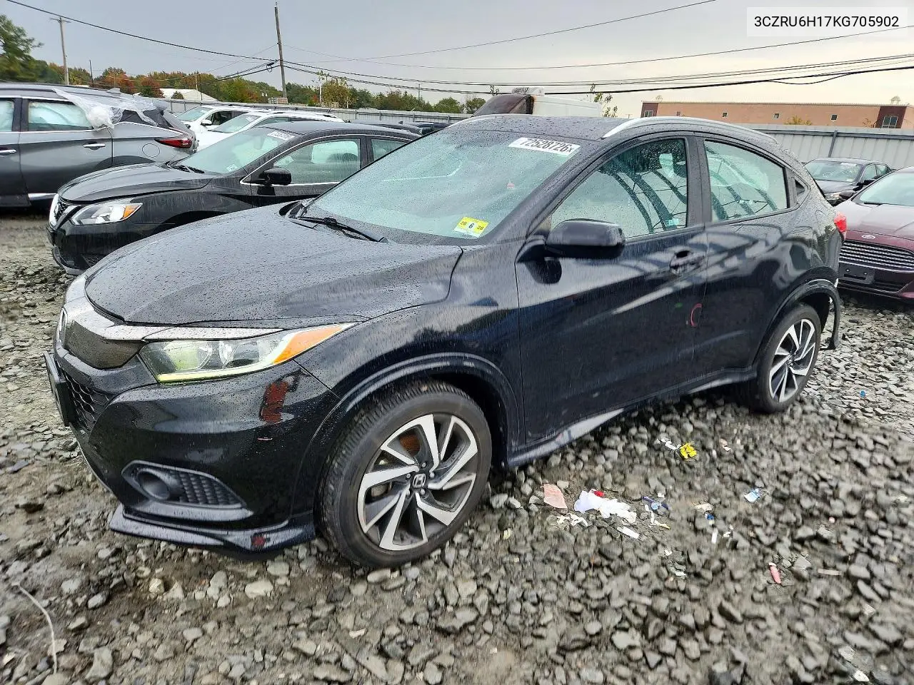 3CZRU6H17KG705902 Honda HR-V 2019 — повреждение Задняя часть, фото до ремонта