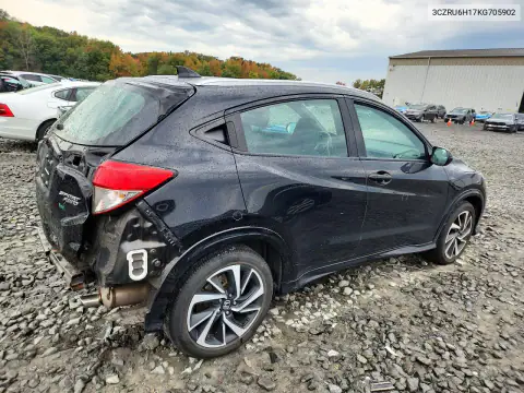 3CZRU6H17KG705902 — 2019 Honda HR-V, фото 3 с аукциона Copart, Задняя часть