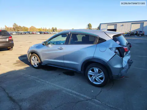 2019 Honda Hr-V Exl VIN 3CZRU5H73KM721305 фото 2