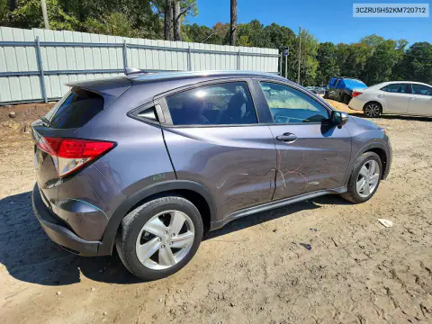3CZRU5H52KM720712 — 2019 Honda HR-V, фото 3 с аукциона Copart, Мелкие вмятины и царапины