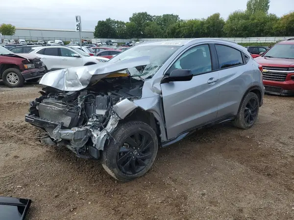 3CZRU6H16MM703207 — 2021 Honda HR-V, Передняя часть (Front End), фото до ремонта