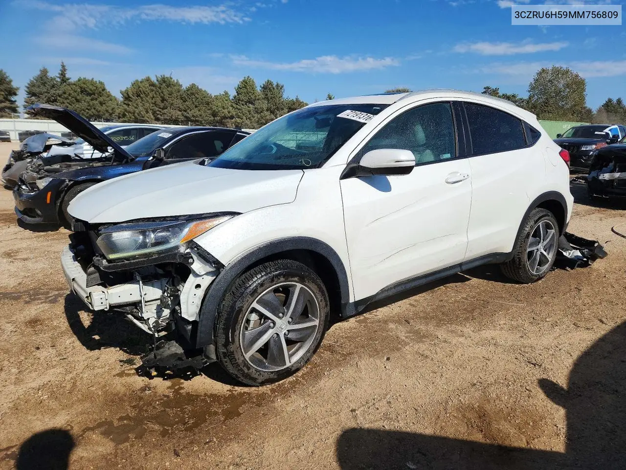 2021 Honda Hr-V Ex VIN 3CZRU6H59MM756809 фото 1