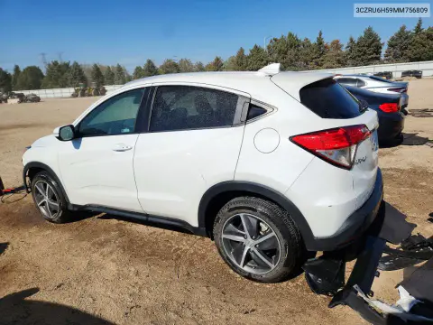 2021 Honda Hr-V Ex VIN 3CZRU6H59MM756809 фото 2