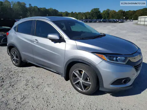 3CZRU5H59MM701206 — 2021 Honda HR-V, фото 4 с аукциона Copart, Задняя часть
