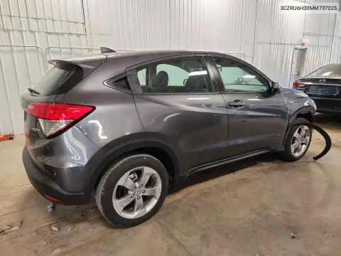 3CZRU6H30MM737225 — 2021 Honda HR-V, фото 3 с аукциона Copart, Передняя часть