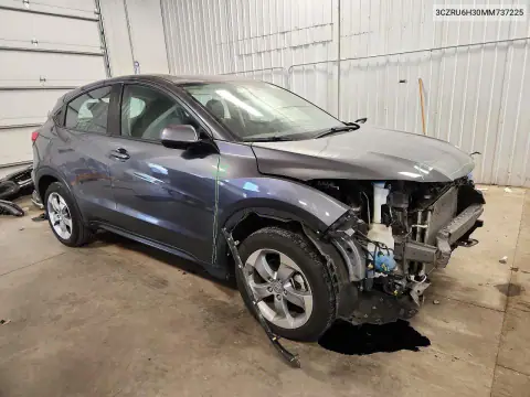 3CZRU6H30MM737225 — 2021 Honda HR-V, фото 4 с аукциона Copart, Передняя часть