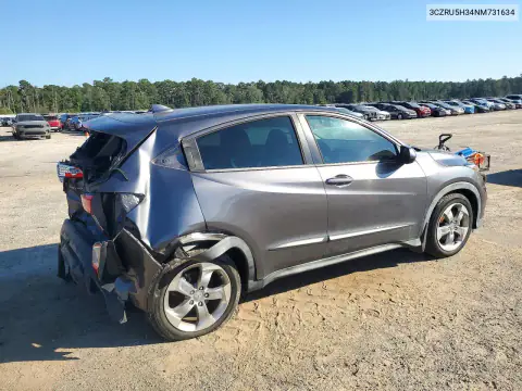 3CZRU5H34NM731634 — 2022 Honda HR-V, фото 3 с аукциона Copart, Задняя часть