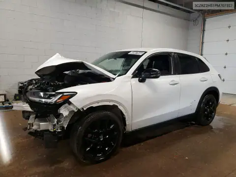 3CZRZ2H51PM707327 — 2023 Honda HR-V, Передняя часть, фото до ремонта