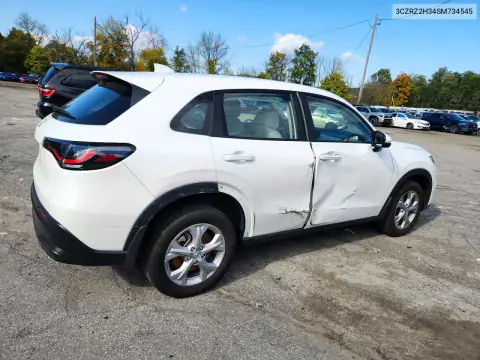 3CZRZ2H34SM734545 — 2025 Honda HR-V, фото 3 с аукциона Copart, Сторона