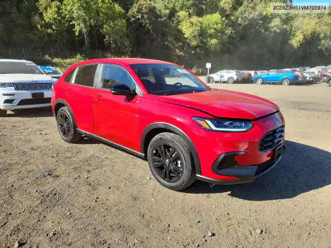 2027 Honda Hr-V Sport VIN 3CZRZ2H51VM722374 фото 4