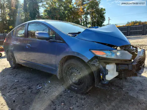 JHMZE2H75AS010727 — 2010 Honda Insight, фото 4 с аукциона Copart, Передняя часть