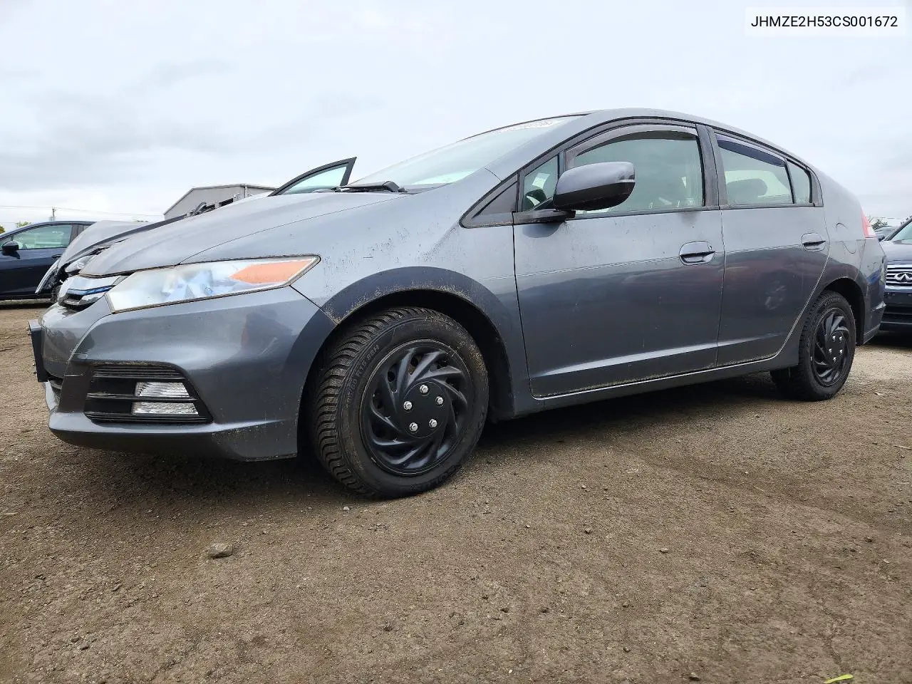 2012 Honda Insight Lx VIN JHMZE2H53CS001672 фото 1