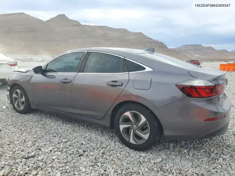 2019 Honda Insight Ex VIN 19XZE4F58KE009347 фото 2