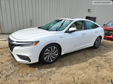 19XZE4F91KE006857 — 2019 Honda Insight, Подтопление, фото до ремонта