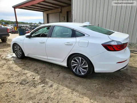2019 Honda Insight Touring VIN 19XZE4F91KE006857 фото 2