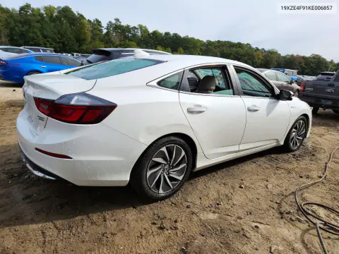 2019 Honda Insight Touring VIN 19XZE4F91KE006857 фото 3