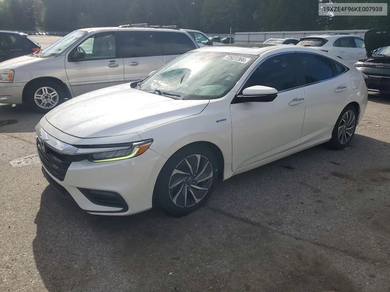 2019 Honda Insight Touring VIN 19XZE4F96KE007938 фото 1
