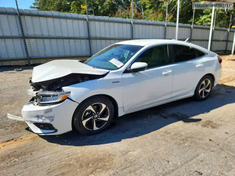 19XZE4F58NE007151 — 2022 Honda Insight, Передняя часть, фото до ремонта