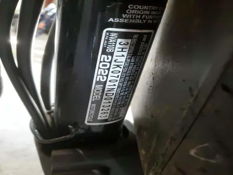 2022 Honda Nva110 B VIN 3H1JK0701ND013263 фото 8