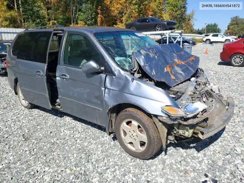 2HKRL1866XH541872 — 1999 Honda Odyssey, фото 4 с аукциона Copart, Передняя часть
