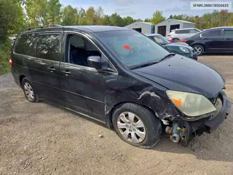 5FNRL38867B506633 — 2007 Honda Odyssey, фото 4 с аукциона Copart 20.10.2026, Передняя часть