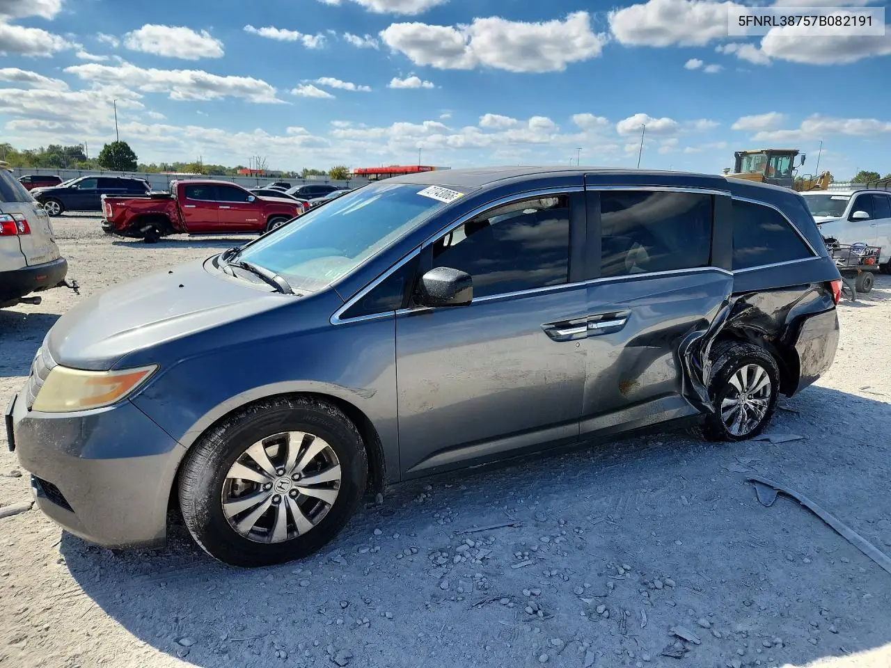 5FNRL38757B082191 Honda Odyssey 2007 — повреждение Ходовая часть, фото до ремонта