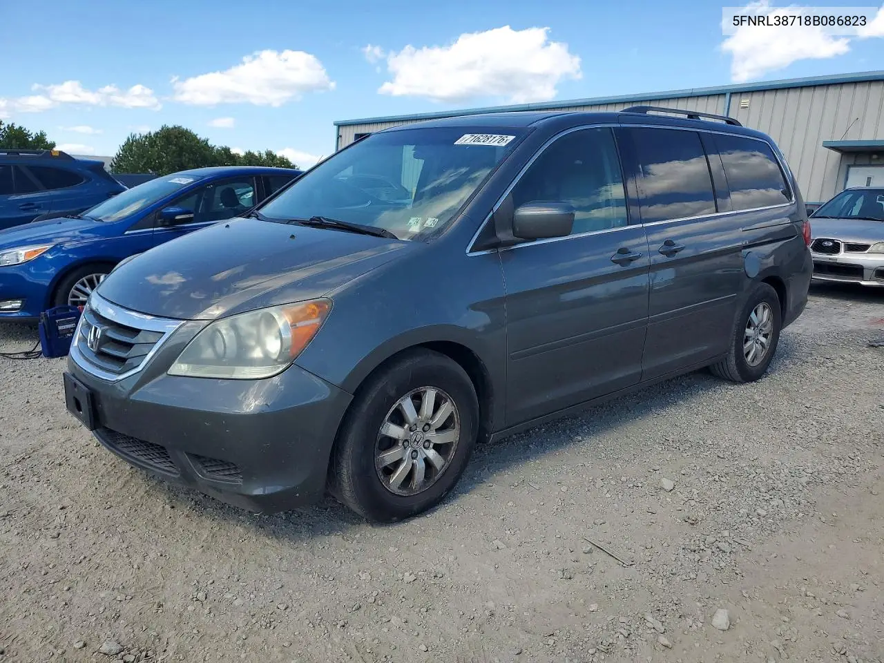 2008 Honda Odyssey Exl VIN 5FNRL38718B086823 фото 1