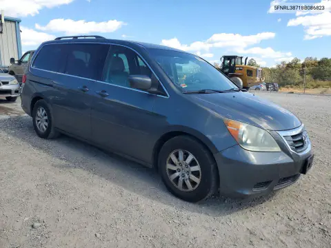 2008 Honda Odyssey Exl VIN 5FNRL38718B086823 фото 4