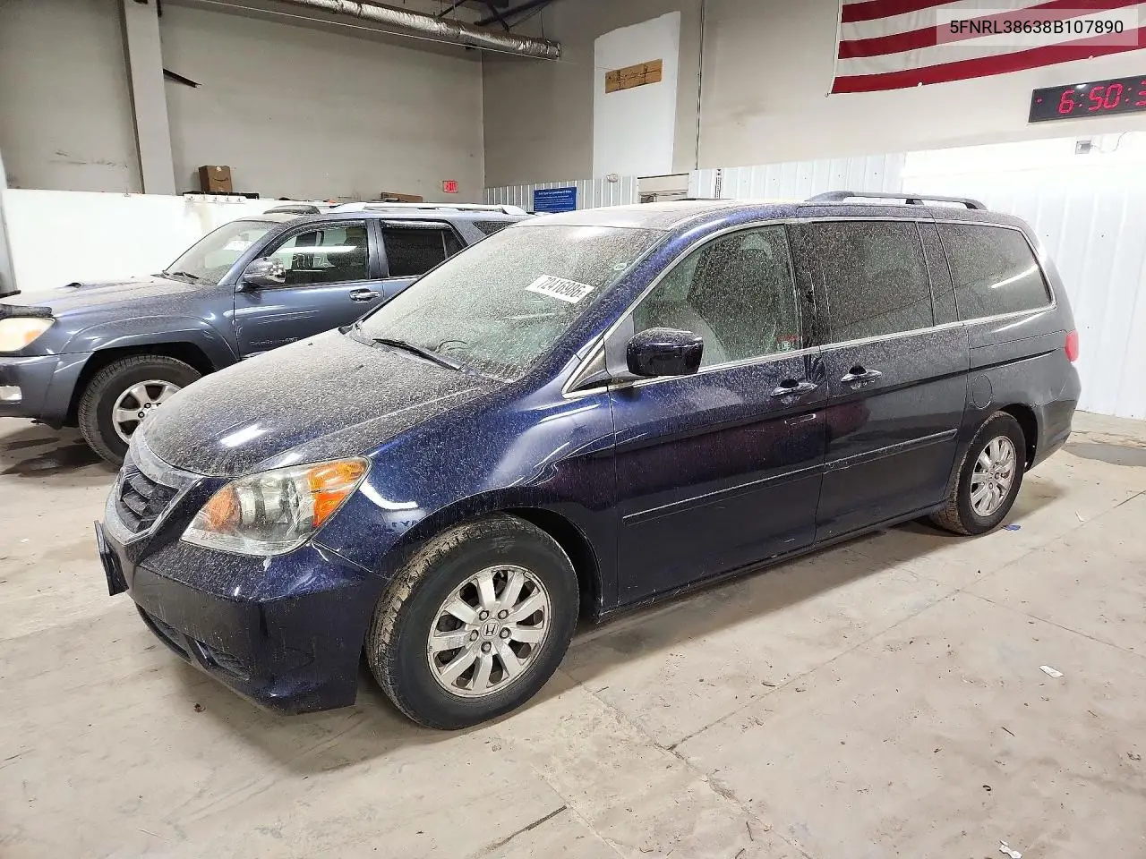 2008 Honda Odyssey Exl VIN 5FNRL38638B107890 фото 1