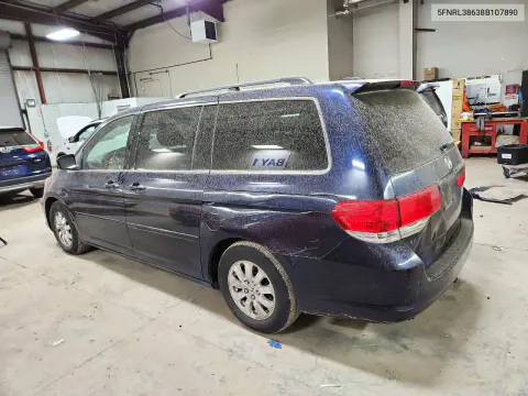 2008 Honda Odyssey Exl VIN 5FNRL38638B107890 фото 2