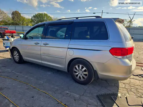 5FNRL38749B008165 — 2009 Honda Odyssey, фото 2 с аукциона Copart, Передняя часть