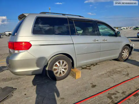 5FNRL38749B008165 — 2009 Honda Odyssey, фото 3 с аукциона Copart, Передняя часть