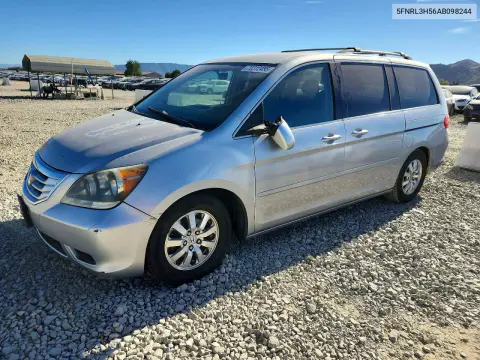 5FNRL3H56AB098244 — 2010 Honda Odyssey, Задняя часть, фото до ремонта