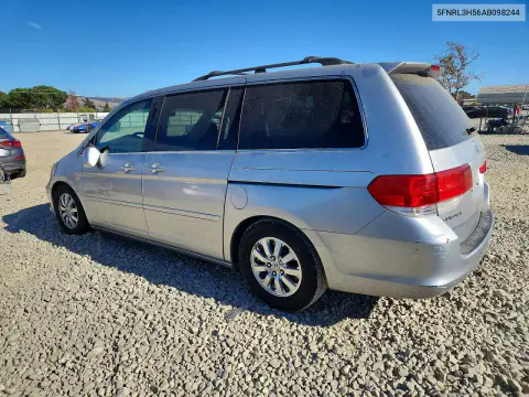 2010 Honda Odyssey Ex VIN 5FNRL3H56AB098244 фото 2