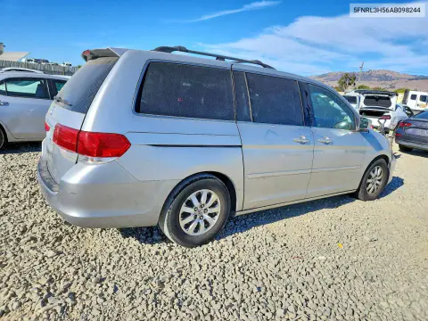 2010 Honda Odyssey Ex VIN 5FNRL3H56AB098244 фото 3