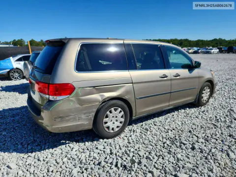 2010 Honda Odyssey Lx VIN 5FNRL3H25AB062678 фото 3