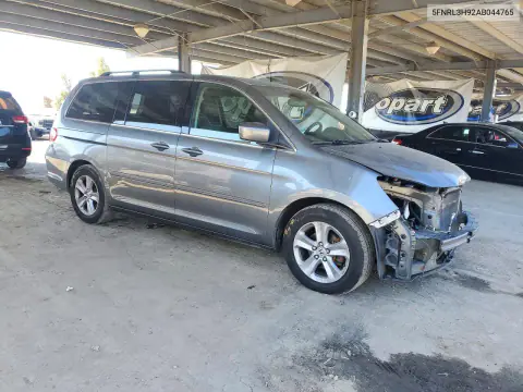 2010 Honda Odyssey Touring VIN 5FNRL3H92AB044765 фото 4