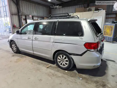 2010 Honda Odyssey VIN 5FNRL3H7XAB021085 фото 2
