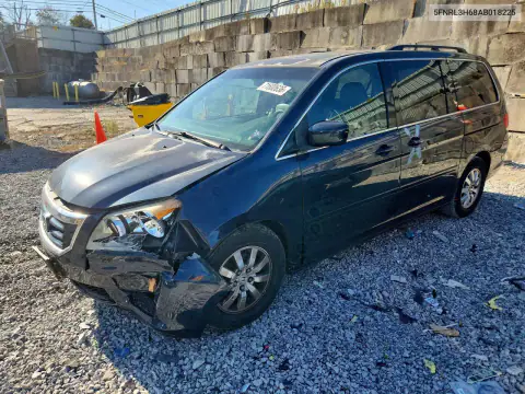 5FNRL3H68AB018225 — 2010 Honda Odyssey, Передняя часть, фото до ремонта