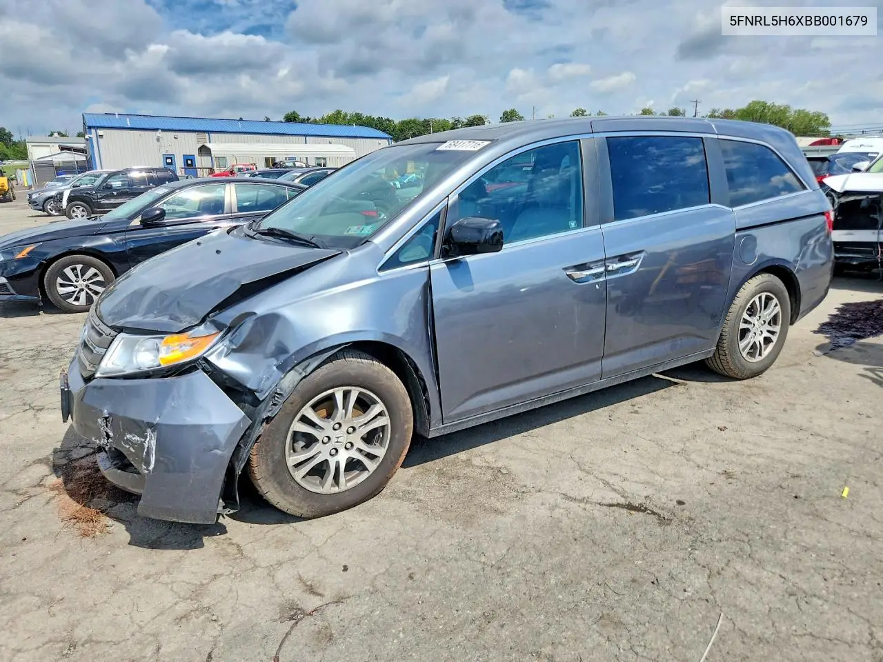 2011 Honda Odysssey VIN 5FNRL5H6XBB001679 фото 1